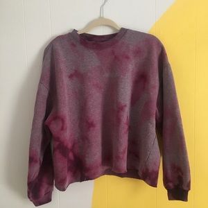Tie-Dye cropped sweatshirt